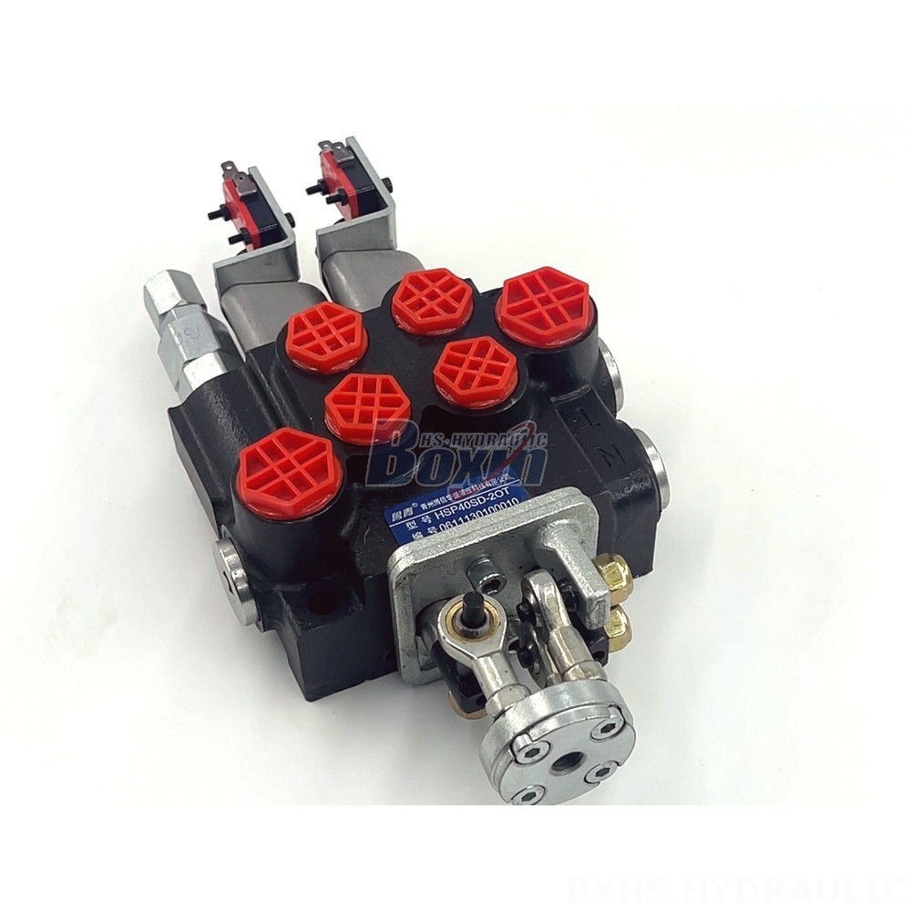 High-Precision P40 Micro Switch Joystick 2 Spool Monoblock Directional Valve: Unmatched Accuracy and Control detail image